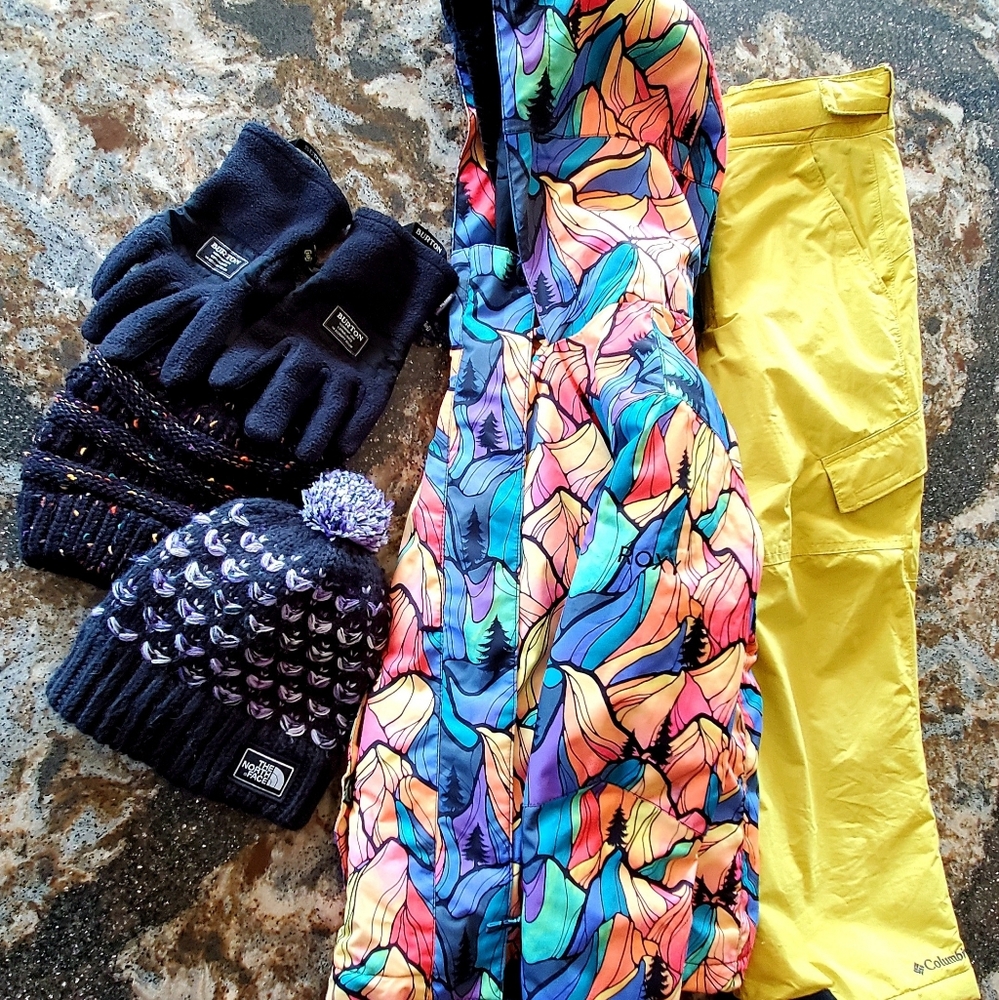 ROXY Columbia North Face Burton Girls snowgear